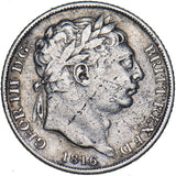 1816 Sixpence - George III British Silver Coin