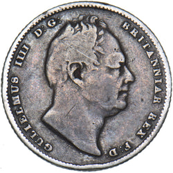 1834 Sixpence - William IV British Silver Coin