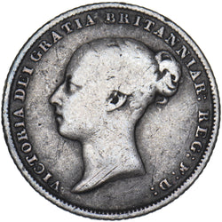 1855 Sixpence - Victoria British Silver Coin