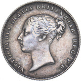 1867 Sixpence (Die no. 14) - Victoria British Silver Coin