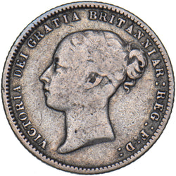 1874 Sixpence (Die no. 25) - Victoria British Silver Coin