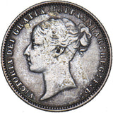 1875 Sixpence (Die no. 69) - Victoria British Silver Coin