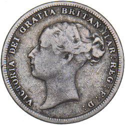 1882 Sixpence - Victoria British Silver Coin