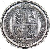 1887 Sixpence - Victoria British Silver Coin - Very Nice