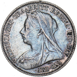 1901 Sixpence - Victoria British Silver Coin - Nice