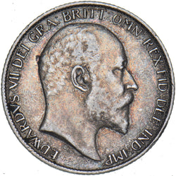 1903 Sixpence - Edward VII British Silver Coin - Nice