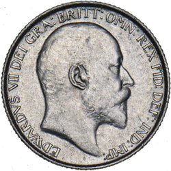 1910 Sixpence - Edward VII British Silver Coin - Very Nice