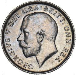 1915 Sixpence - George V British Silver Coin - Very Nice
