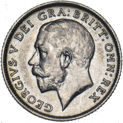 1918 Sixpence - George V British Silver Coin - Very Nice