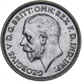1933 Sixpence - George V British Silver Coin - Very Nice