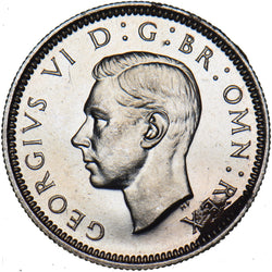 1937 Proof Sixpence - George VI British Silver Coin - Very Nice