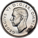 1937 Proof Sixpence - George VI British Silver Coin - Very Nice