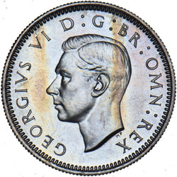 1951 Proof Sixpence - George VI British  Coin - Superb