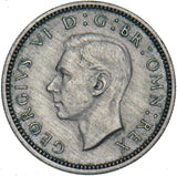 1952 Sixpence - George VI British  Coin - Nice