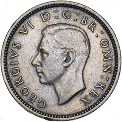 1952 Sixpence - George VI British  Coin - Nice
