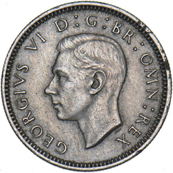 1952 Sixpence - George VI British  Coin - Nice