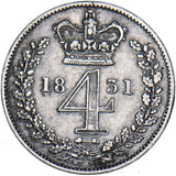 1831 Maundy Fourpence - William IV British Silver Coin - Nice