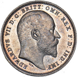 1906 Maundy Fourpence - Edward VII British Silver Coin - Superb