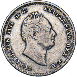 1836 Groat (Fourpence) - William IV British Silver Coin - Nice