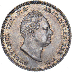 1836 Groat (Fourpence) - William IV British Silver Coin - Superb