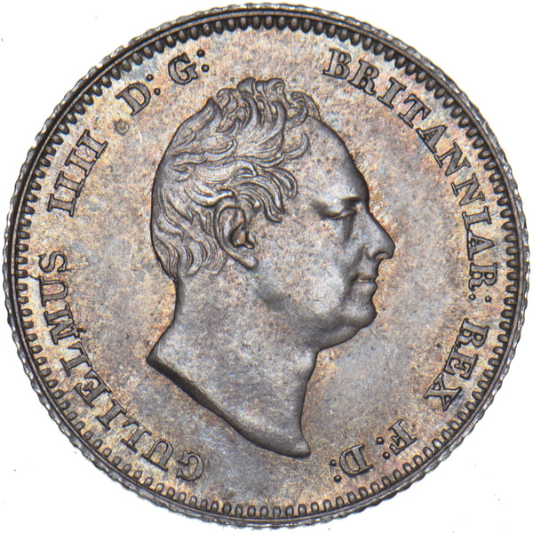 1836 Groat (Fourpence) - William IV British Silver Coin - Superb