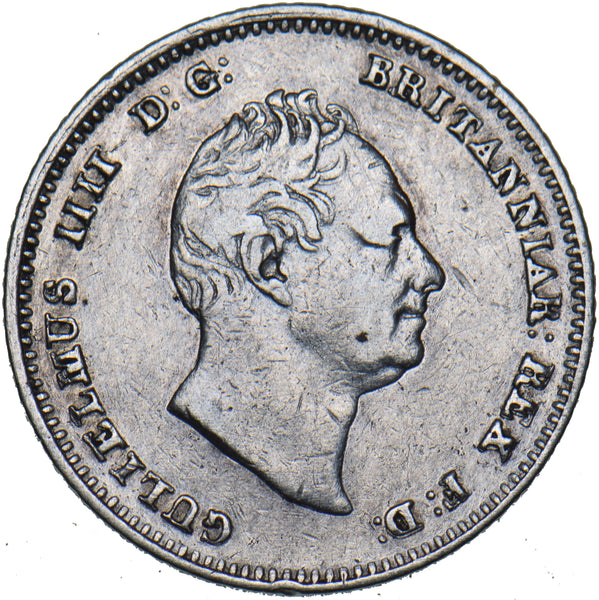 1836 Groat (Fourpence) - William IV British Silver Coin - Nice