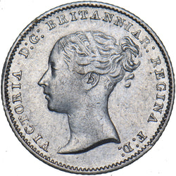 1845 Groat (Fourpence) - Victoria British Silver Coin - Nice