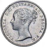 1845 Groat (Fourpence) - Victoria British Silver Coin - Nice