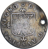 1660’s Undated  Maundy Threepence (Holed) - Charles II British Silver Coin