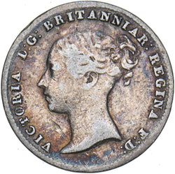 1839 Threepence - Victoria British Silver Coin