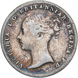 1839 Threepence - Victoria British Silver Coin