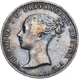 1843 Threepence - Victoria British Silver Coin - Nice