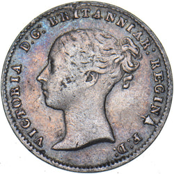 1856 Threepence - Victoria British Silver Coin