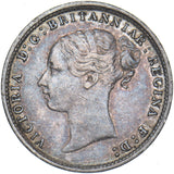 1880 Threepence - Victoria British Silver Coin - Nice