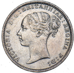 1883 Threepence - Victoria British Silver Coin - Nice