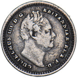 1834 Threehalfpence - William IV British Silver Coin