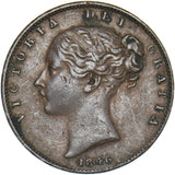 1846 Farthing - Victoria British Copper Coin - Nice