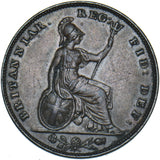 1848 Farthing - Victoria British Copper Coin - Very Nice