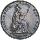 1850 Farthing - Victoria British Copper Coin - Very Nice