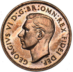 1951 Proof Farthing - George VI British Bronze Coin - Superb
