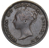 1847 Half Farthing - Victoria British Copper Coin - Nice