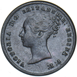 1856 Half Farthing - Victoria British Copper Coin - Nice