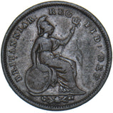 1844 Third Farthing - Victoria British Copper Coin