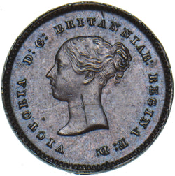 1839 Quarter Farthing - Victoria British Copper Coin - Very Nice