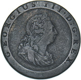 1797 Cartwheel Penny - George III British Copper Coin