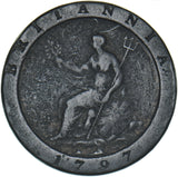 1797 Cartwheel Penny - George III British Copper Coin