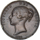 1853 Penny (OT) - Victoria British Copper Coin