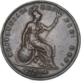 1853 Penny (OT) - Victoria British Copper Coin