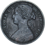1862 Penny - Victoria British Bronze Coin