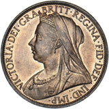1897 Penny - Victoria British Bronze Coin - Superb
